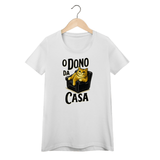 Baby Look Gato - O Dono da Casa