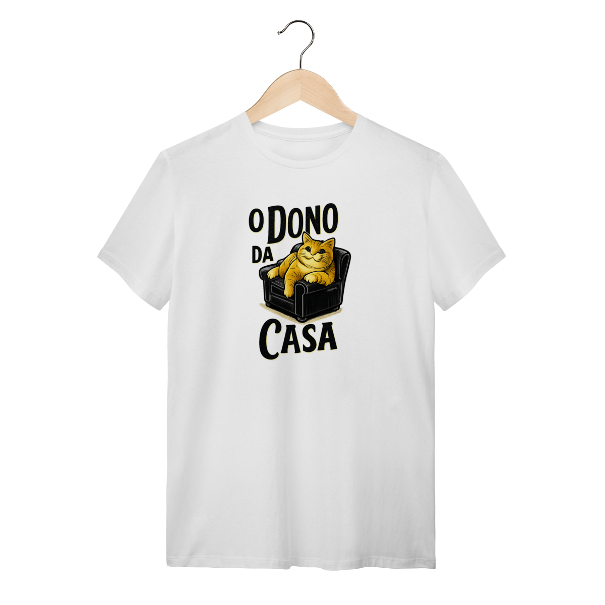 Camiseta Gato - O Dono da Casa