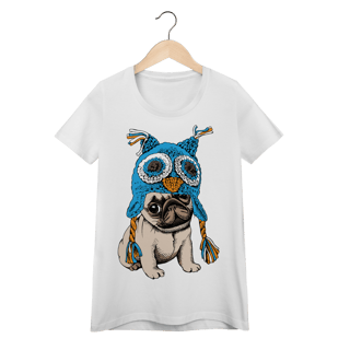 Baby Look Pug Coruja