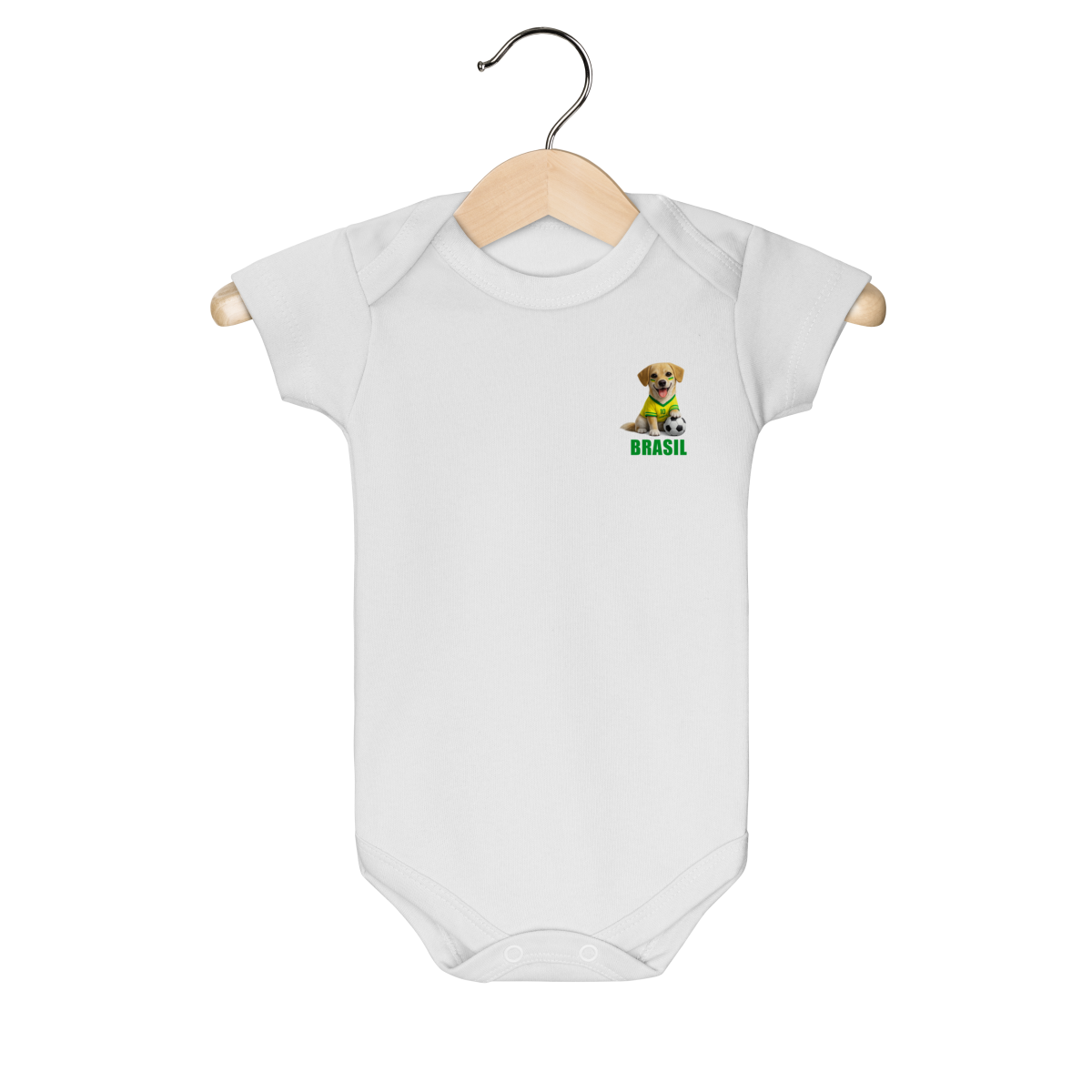 Camiseta Brasil Cachorrinho Futebol