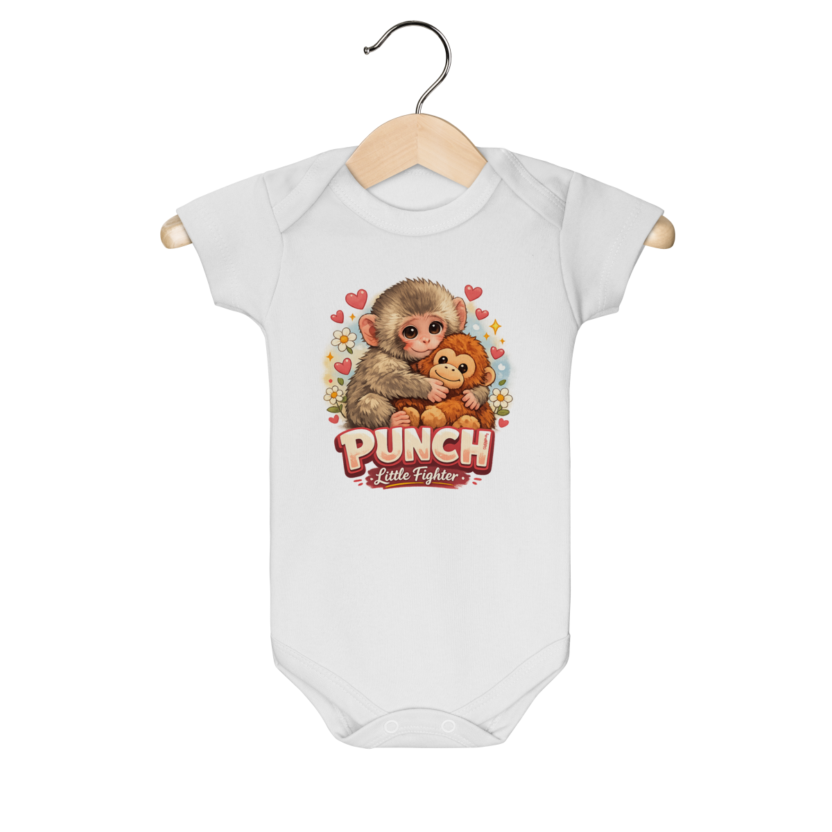 Body Bebê Macaco Punch
