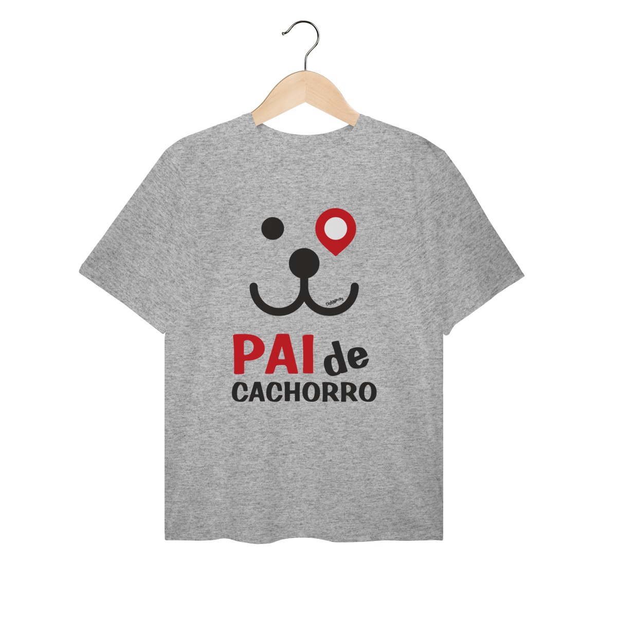 Camiseta Plus Size Pai de Cachorro