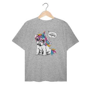 Camiseta Plus Size Bulldog Francês Unicórnio - I am So Magical