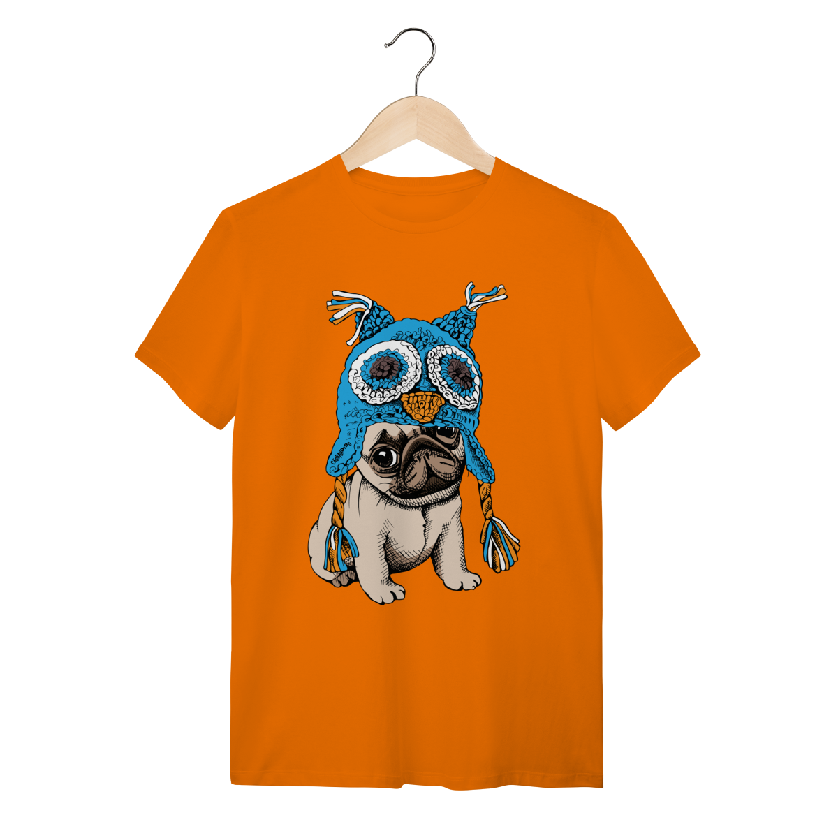 Camiseta Pug Coruja