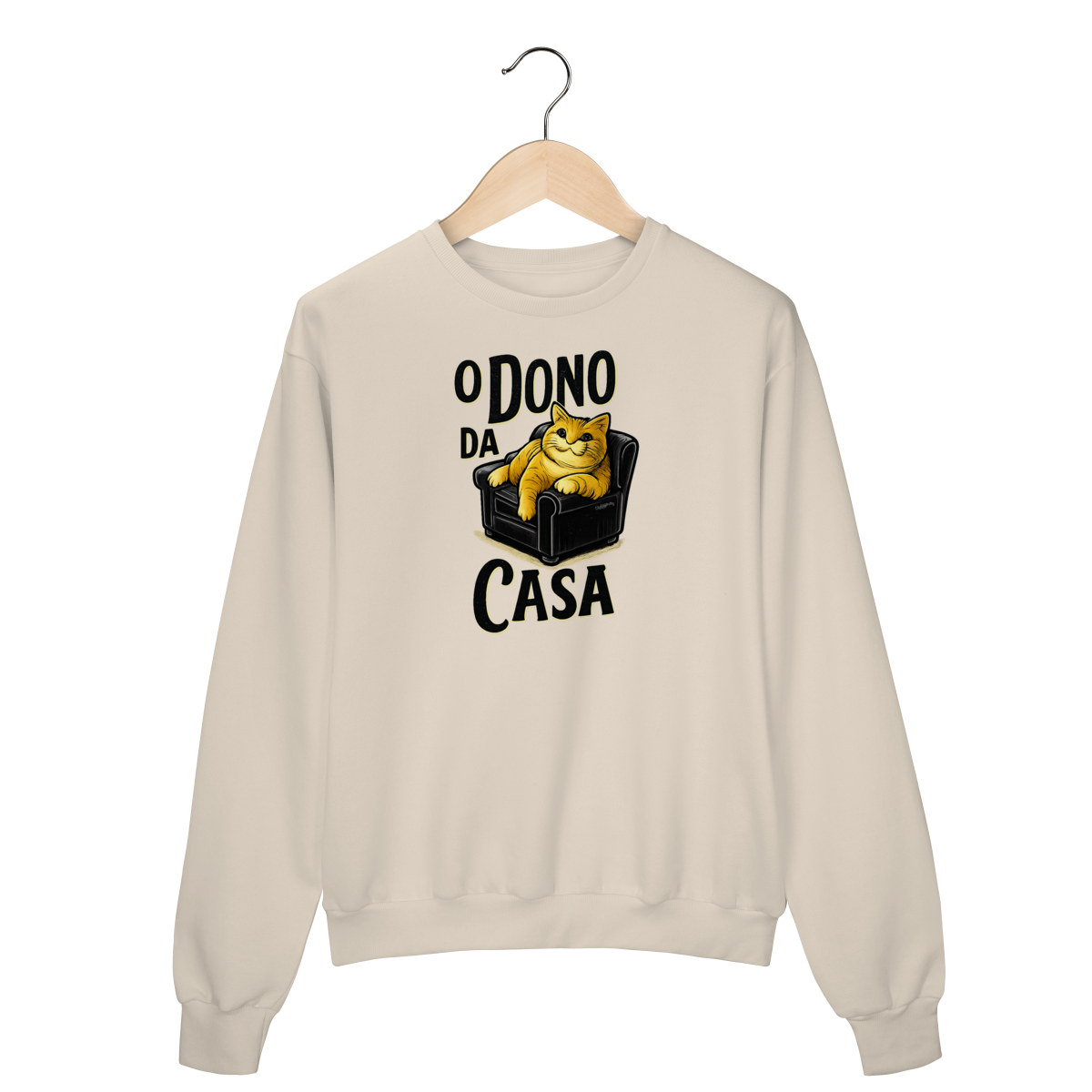 Moletom Blusão Gato - O Dono da Casa