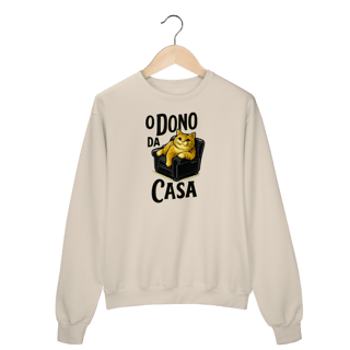 Moletom Blusão Gato - O Dono da Casa