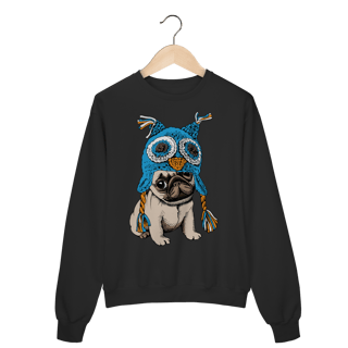 Moletom Blusão Pug Coruja