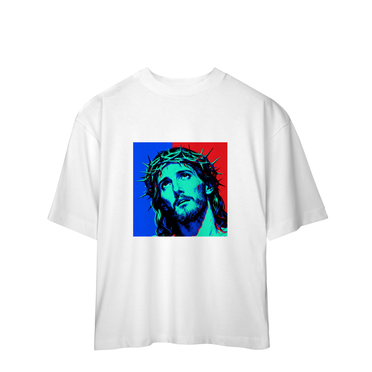 0072OS - Camiseta Oversized Jesus Cristo