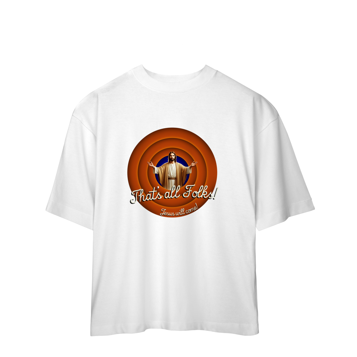 0056OS - Camiseta Oversized Thats All Folks