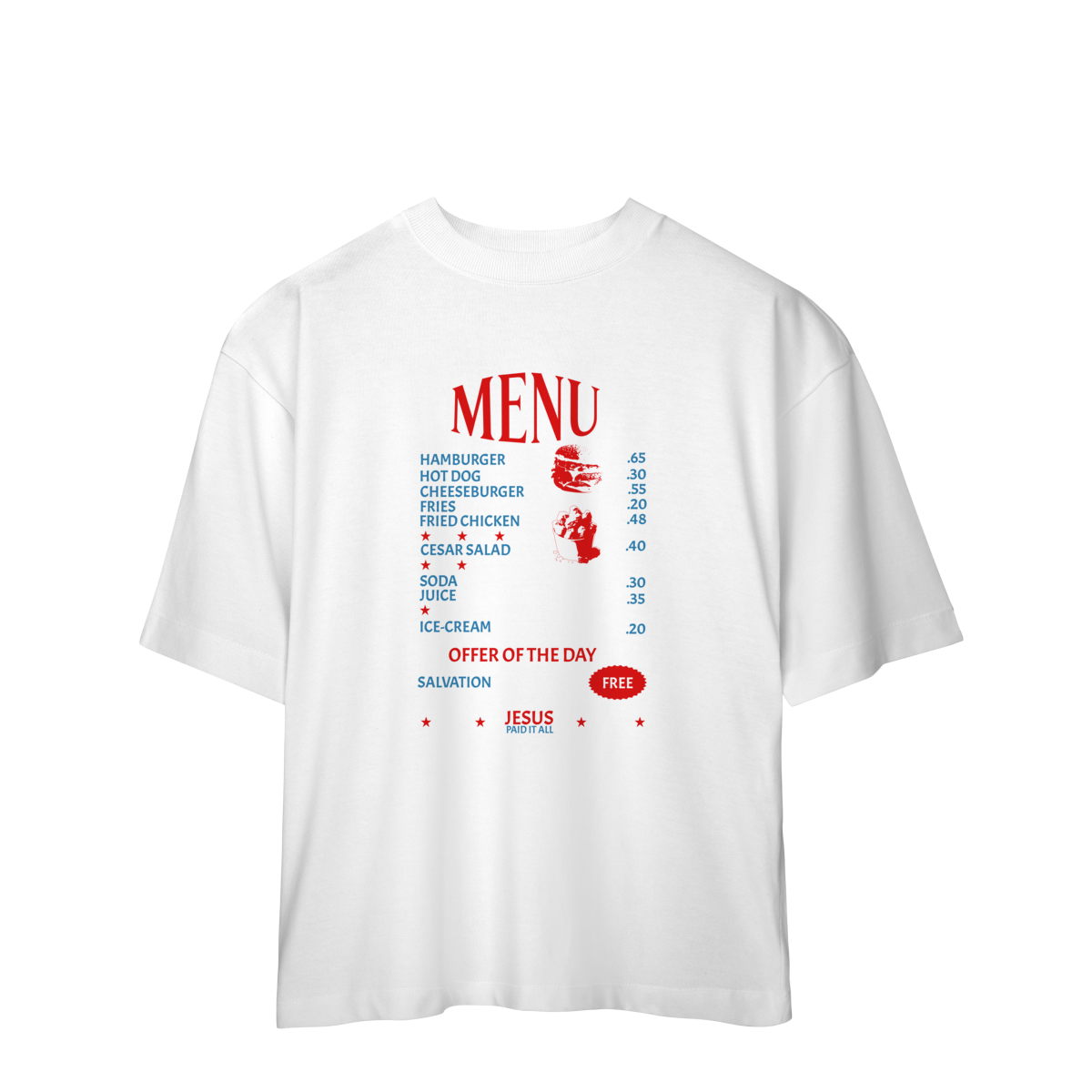 0051OS - Camiseta Oversized MENU