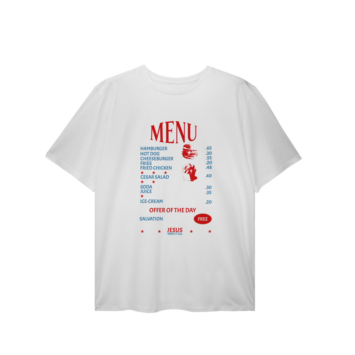 0051PS - Camiseta Plus Size MENU