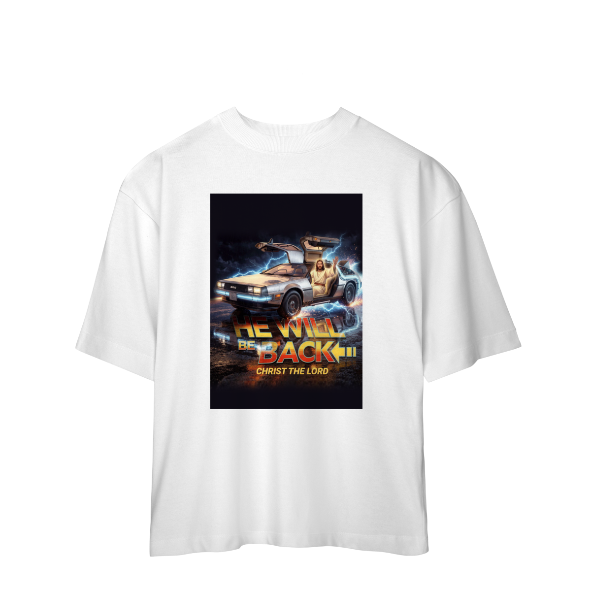 0069OS - Camiseta Oversized He Will Be Back