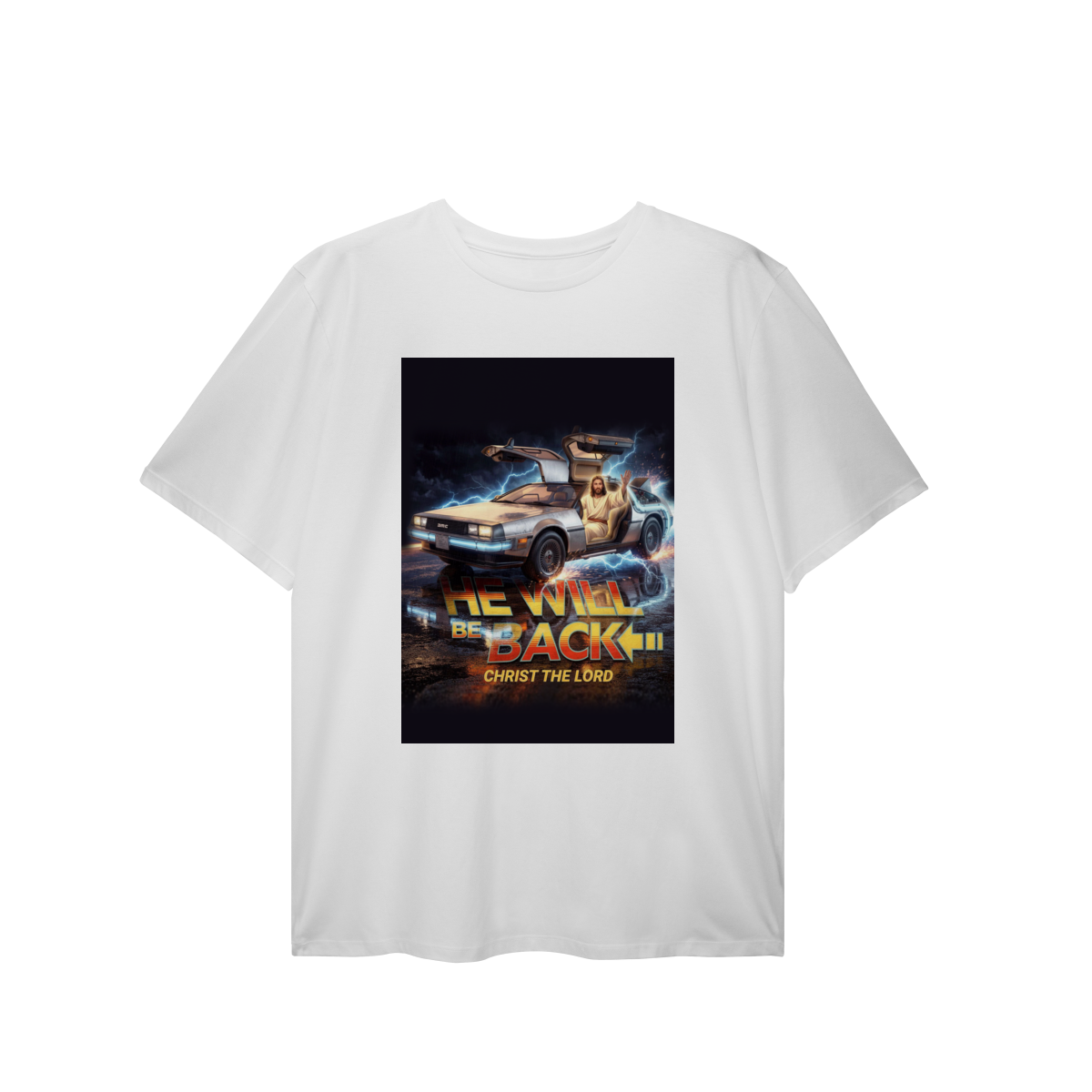 0069OS - Camiseta Oversized He Will Be Back