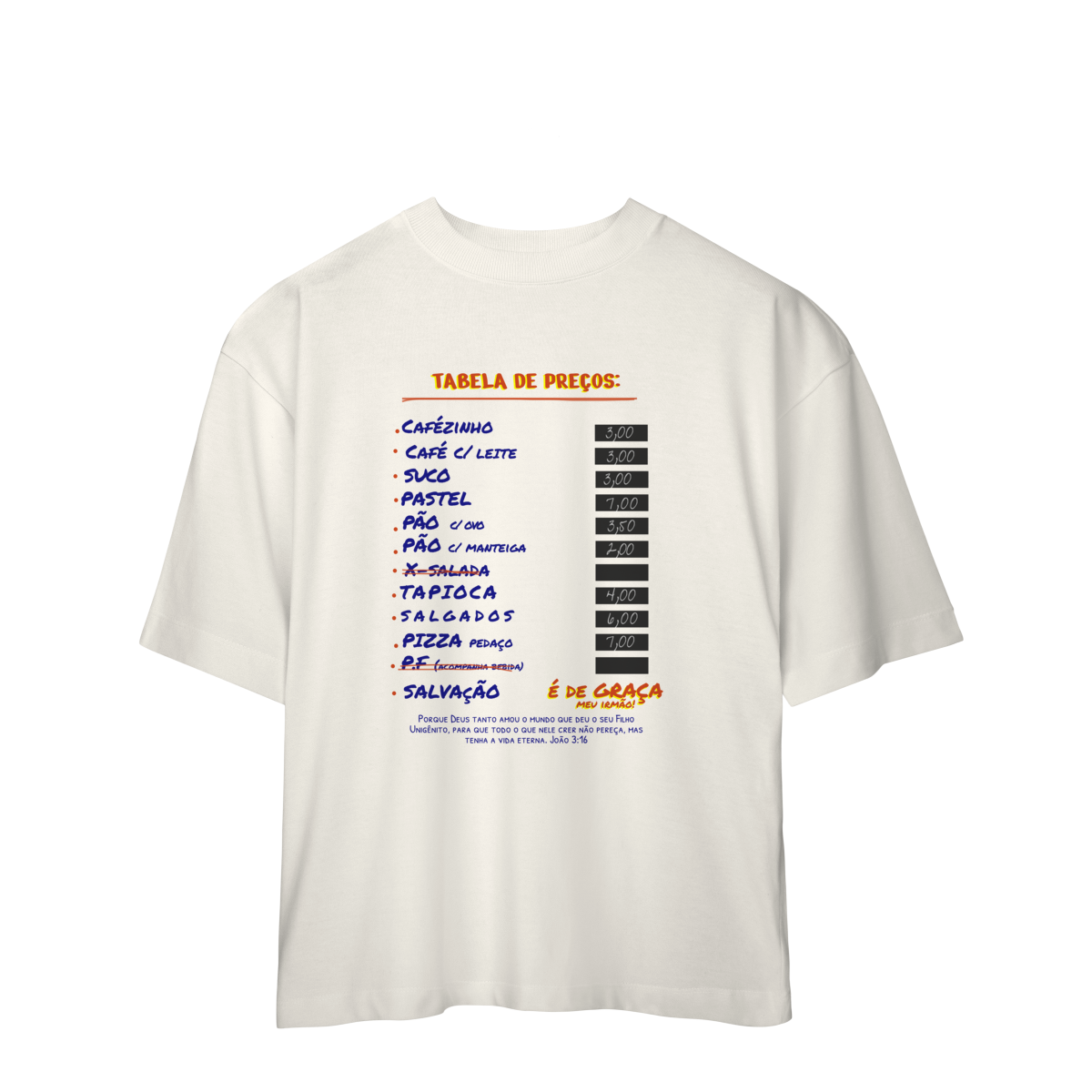 0055OS - Camiseta Oversized Graça