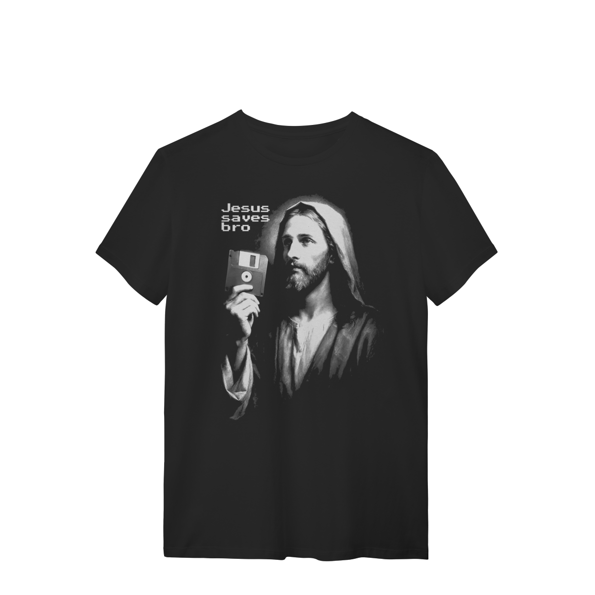 0022 - Camiseta Unissex Jesus Saves Bro