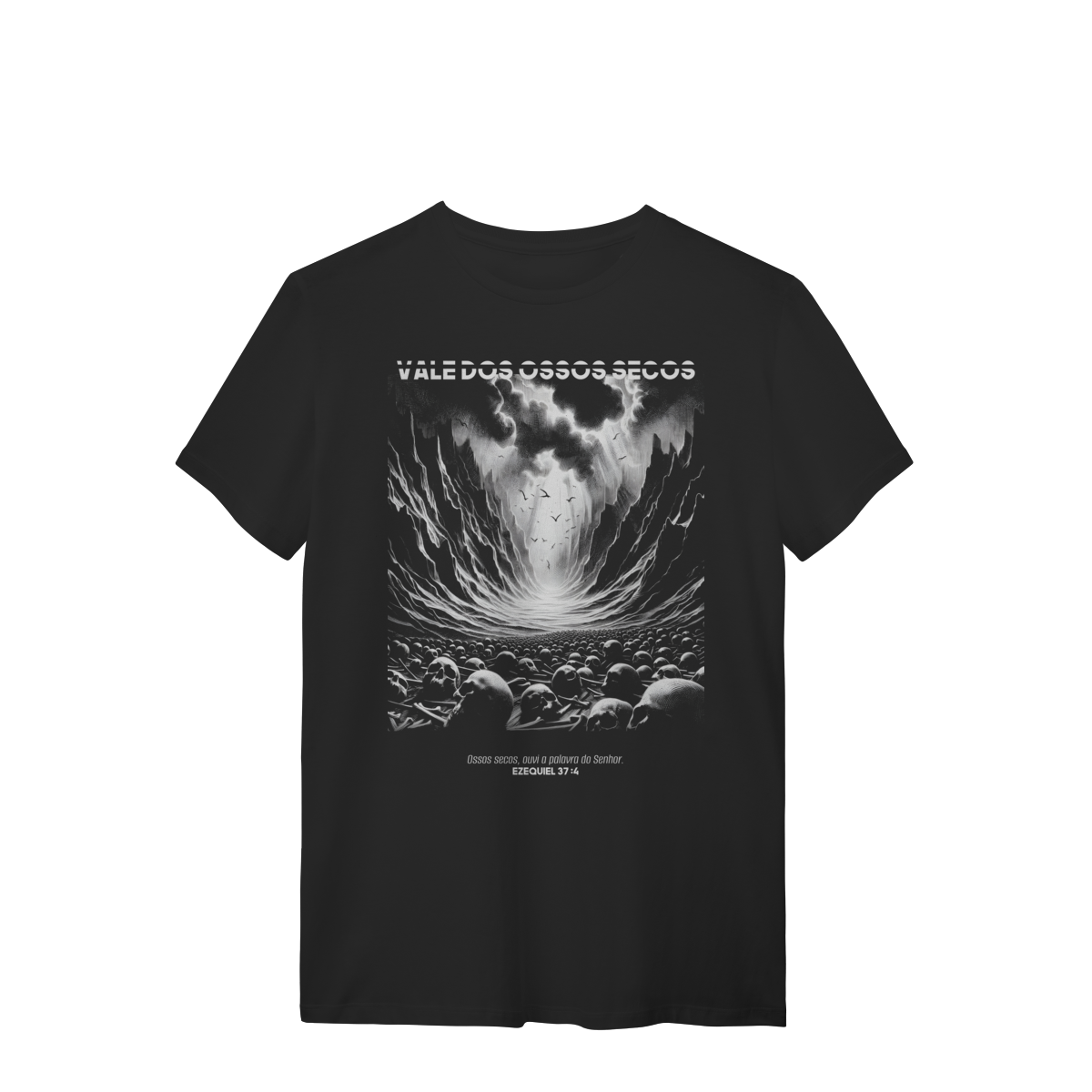 0005 - Camiseta Unissex Ossos Secos