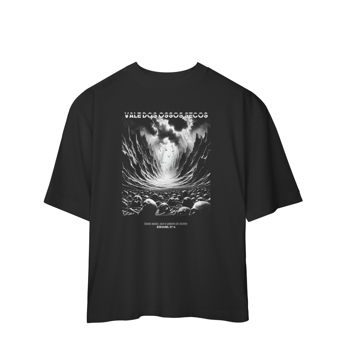 0005OS - Camiseta Oversized Ossos Secos