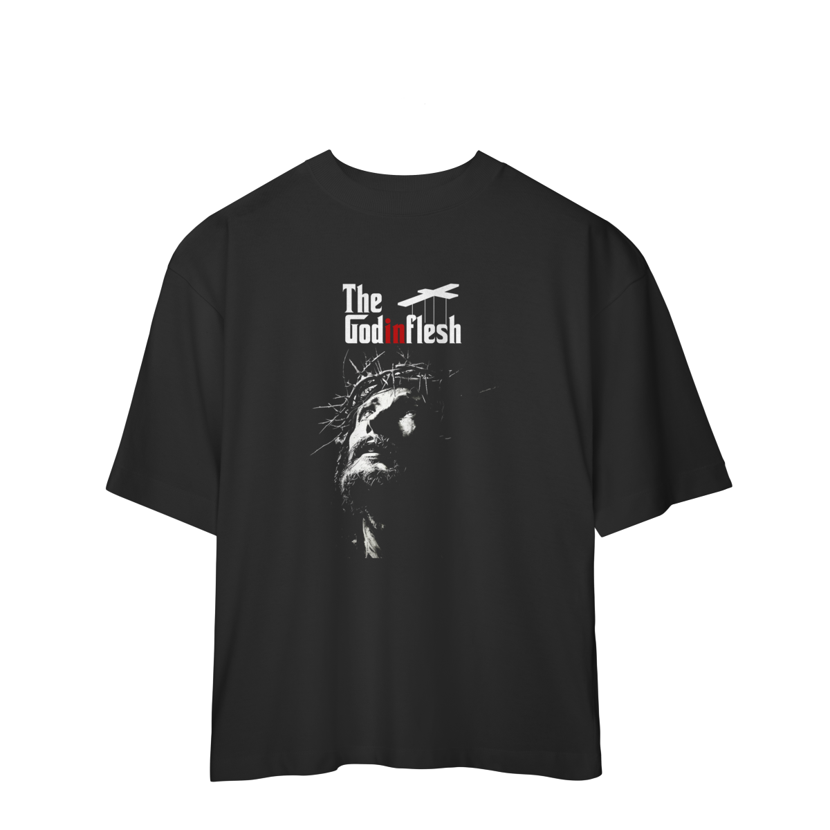0054OS - Camiseta Oversized The God in Flesh