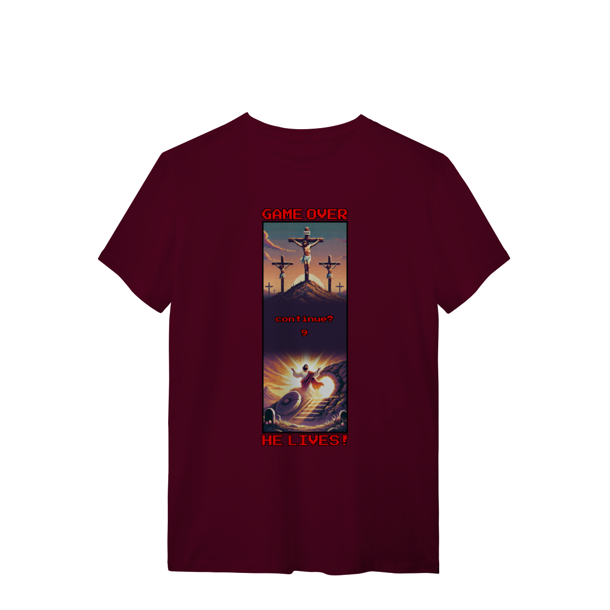 0008 -Camiseta Unissex Game Over