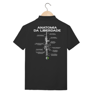Camisa Polo Anatomia da Liberdade BoyShooterBrasil