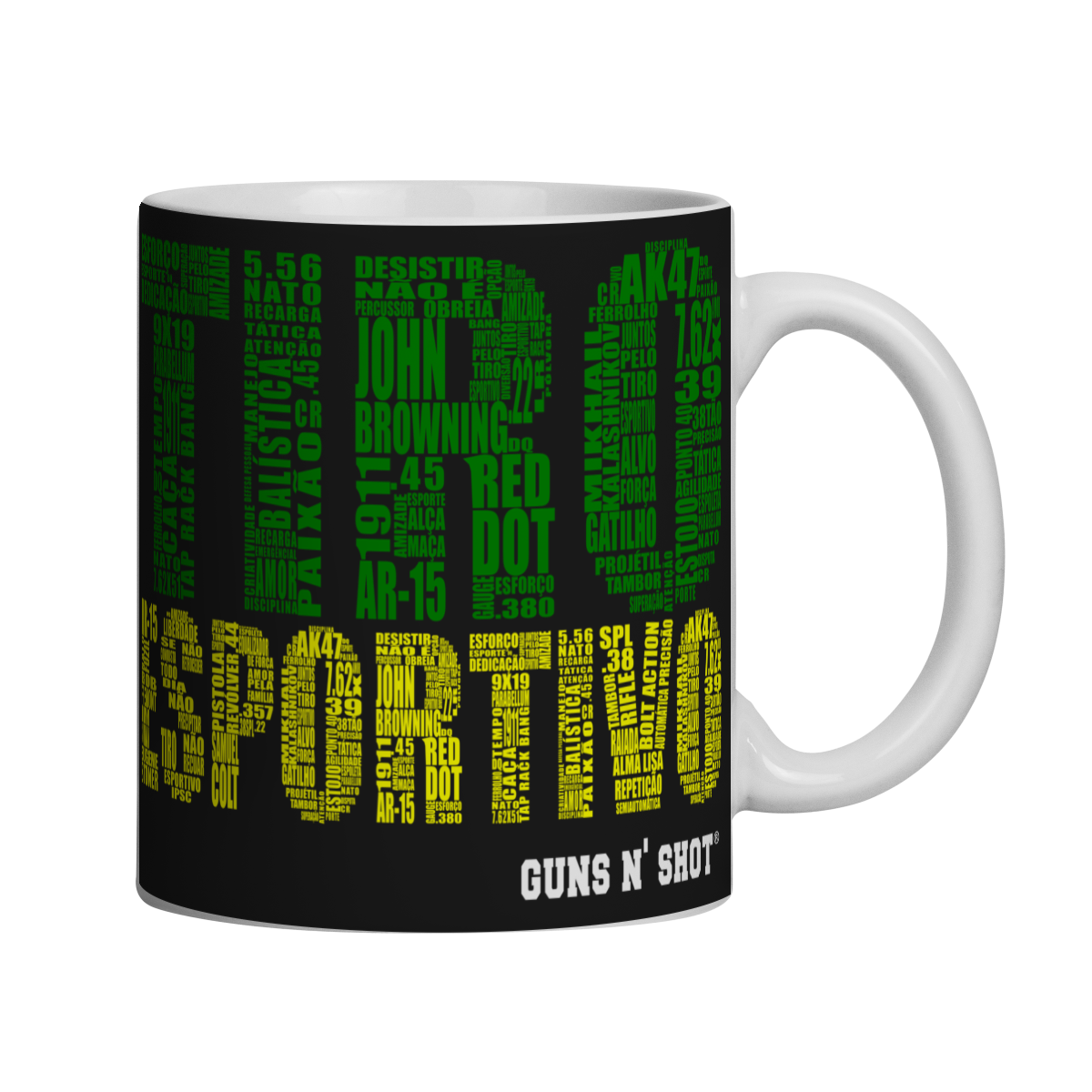 Caneca Quebra Cabeça Tiro Esportivo