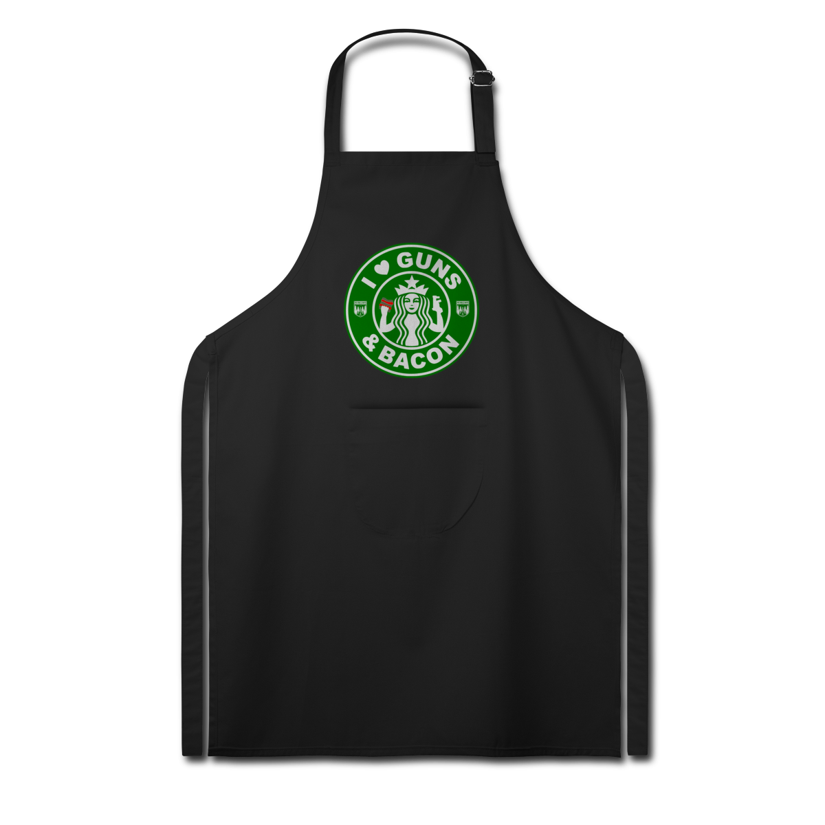 Avental I Love Guns N' Bacon Pólvora e Mato