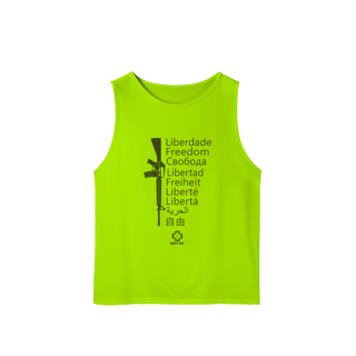 Liberdade Guns N' Shot Armamentismo Regata Dry Fit UV