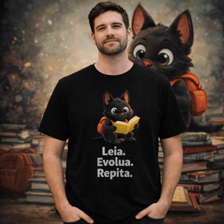 Camiseta Pedro Leia, Evolua e Repita