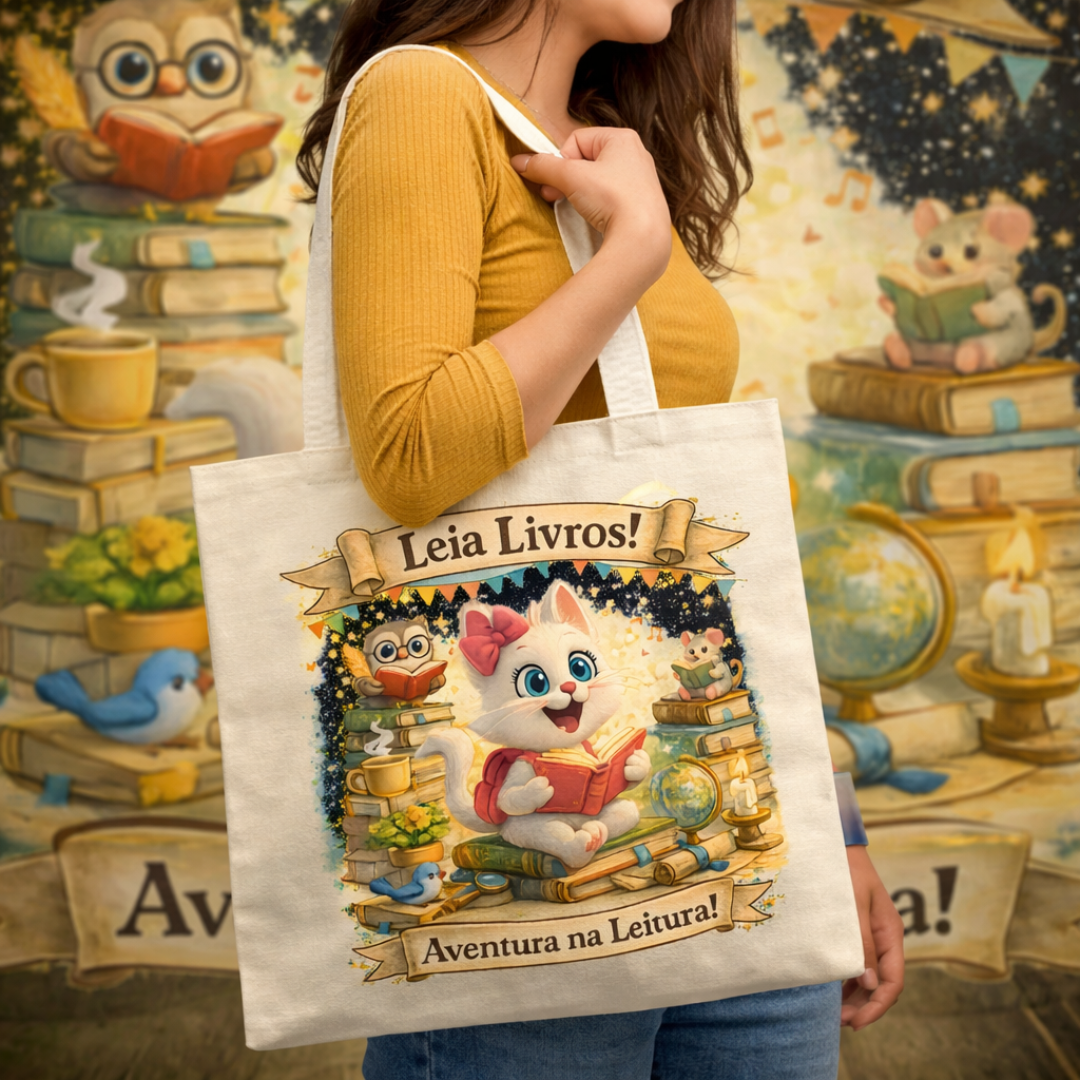 Ecobag Duda Aventura na Leitura