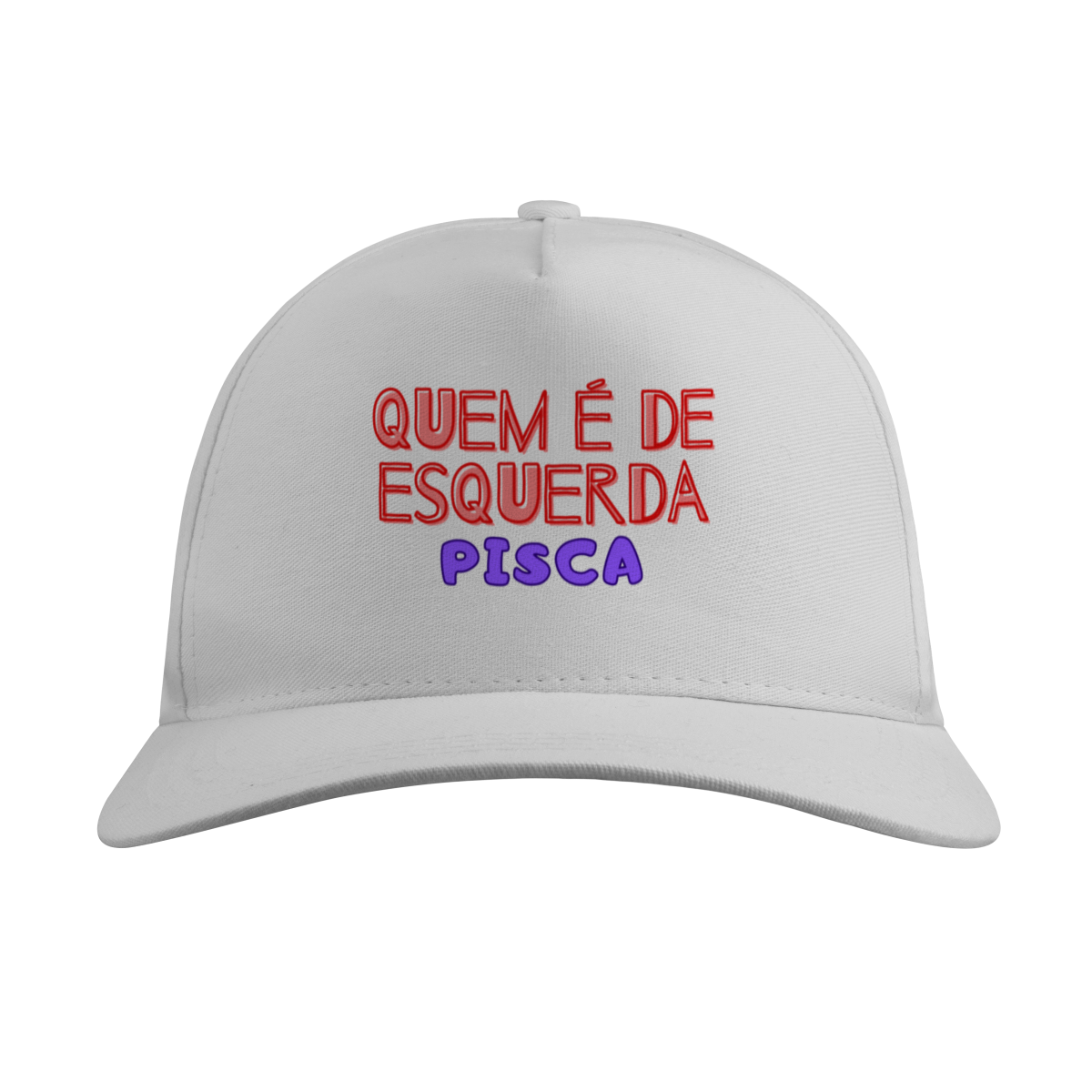 Nome do produto: Quem é de esquerda, pisca - Boné