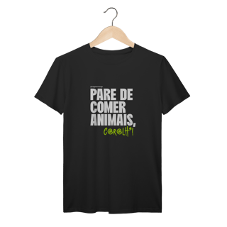 Camiseta Pare de comer animais [Apoio ao Vegetarirango]