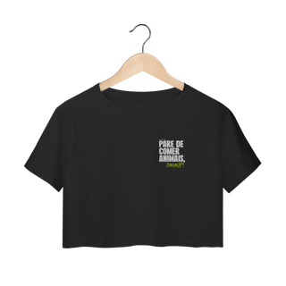 Cropped Pare de comer animais [Apoio ao Vegetarirango]