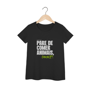 Baby long Pare de comer animais [Apoio ao Vegetarirango]