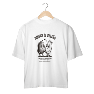 Camiseta Oversized Arroz & Feijão