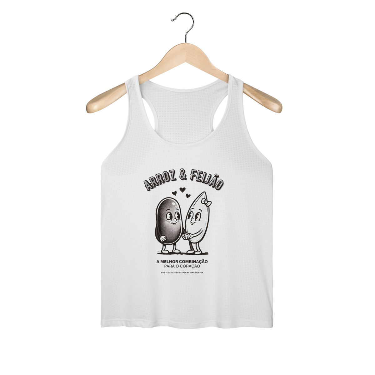 Regata feminina Arroz & Feijão