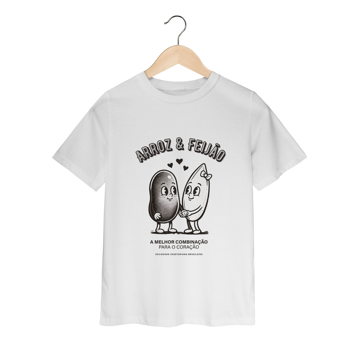 Camiseta infantil Arroz & Feijão
