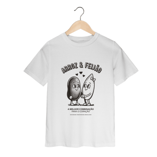Camiseta infantil Arroz & Feijão