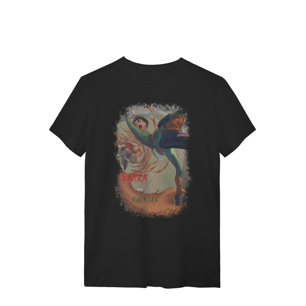 Nome do produto: T-shirt Premium Unissex Gaara vs Rock Lee