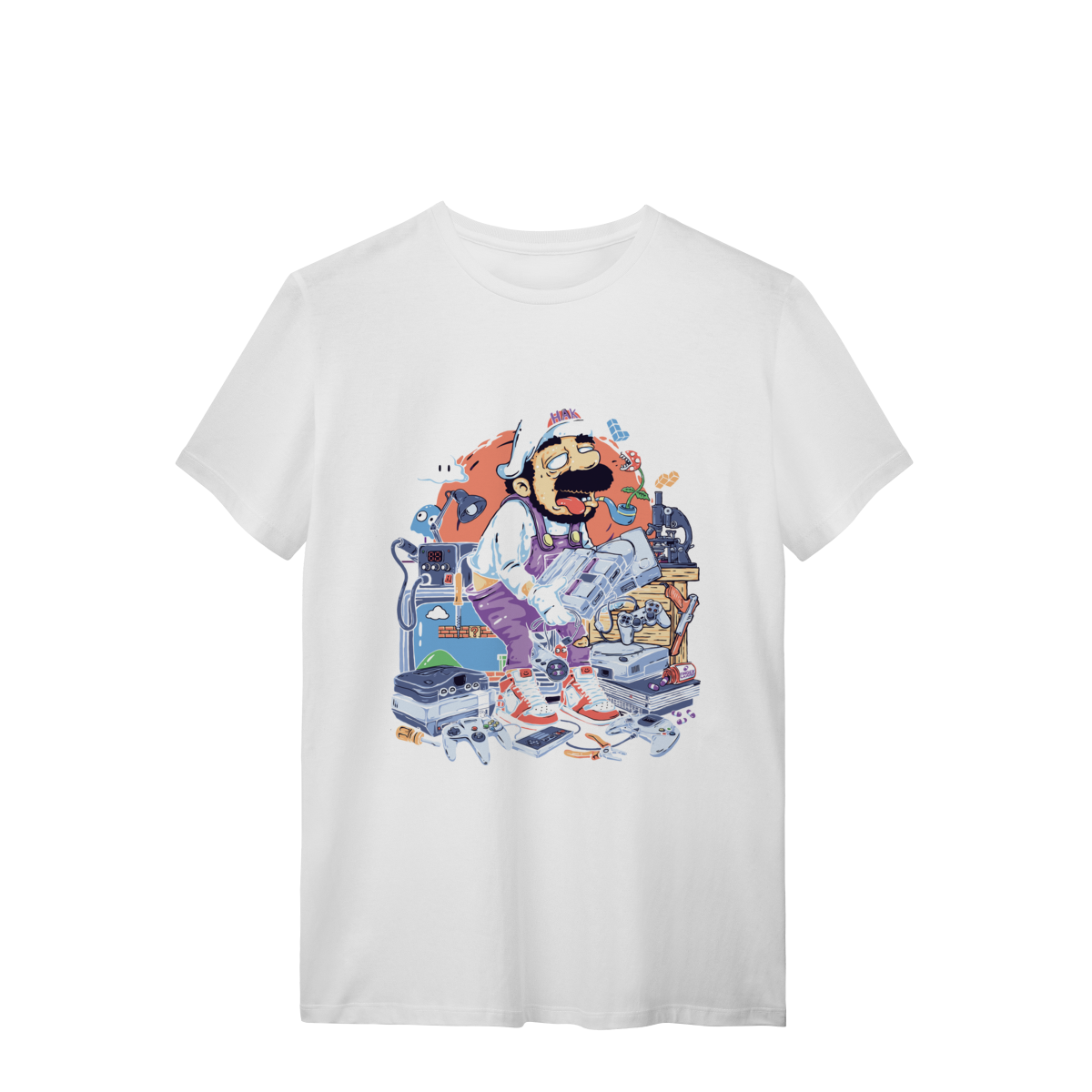 Nome do produto: T-shirt Premium Unissex MY LIFE AS A GAMER