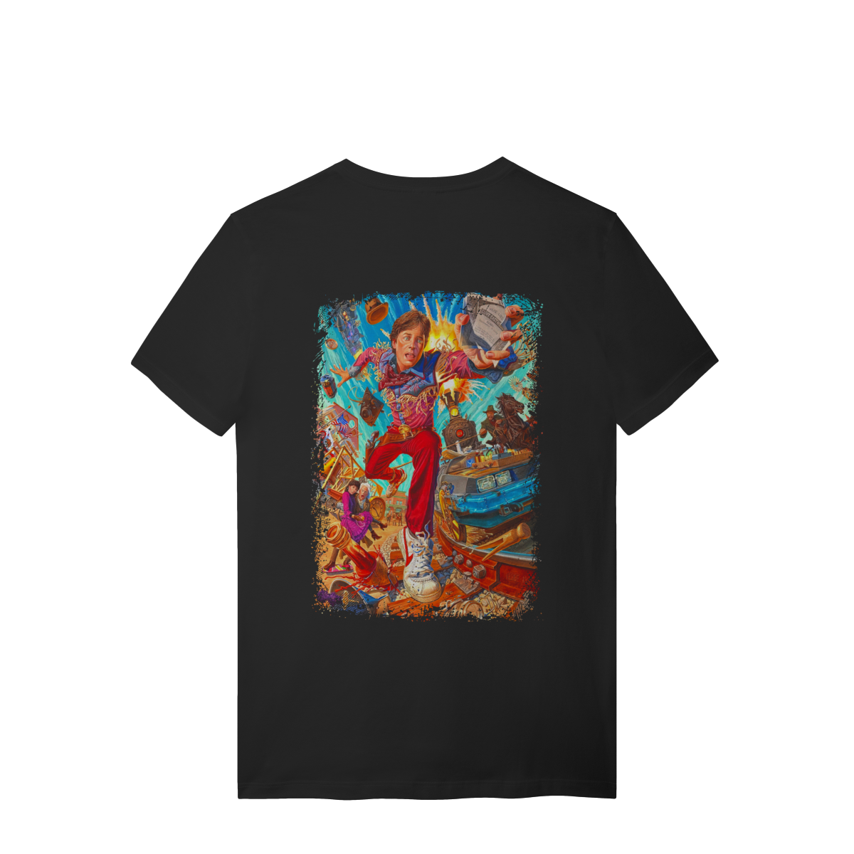 Nome do produto: T-shirt Premium Unissex De volta para o futuro!