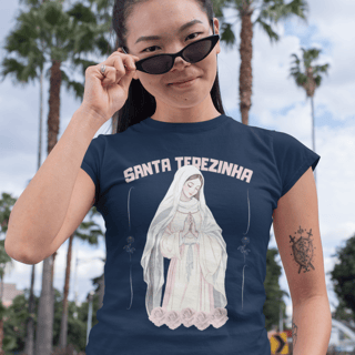 Rosas de Santa Terezinha - Baby Look