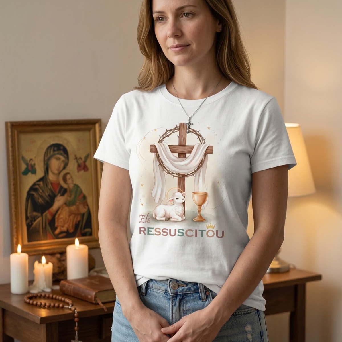 Ele Ressuscitou - Baby Look