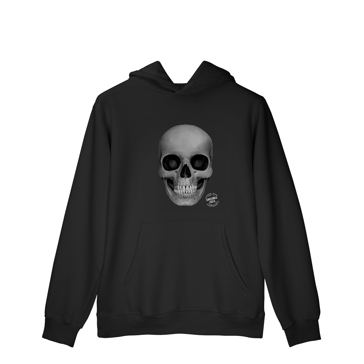 Nome do produto: Moletom c/ bolso SombraSkull