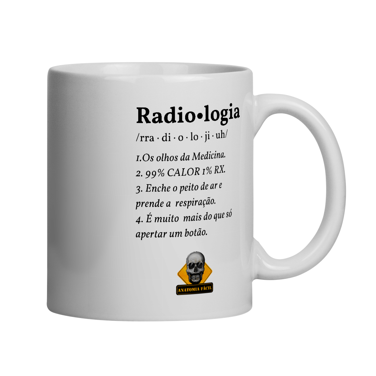 Nome do produto: Caneca Radiologia esquerdo