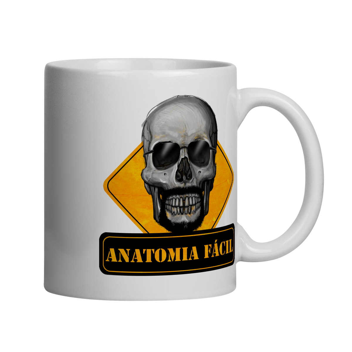 Caneca Anatomia Fácil esquerdo