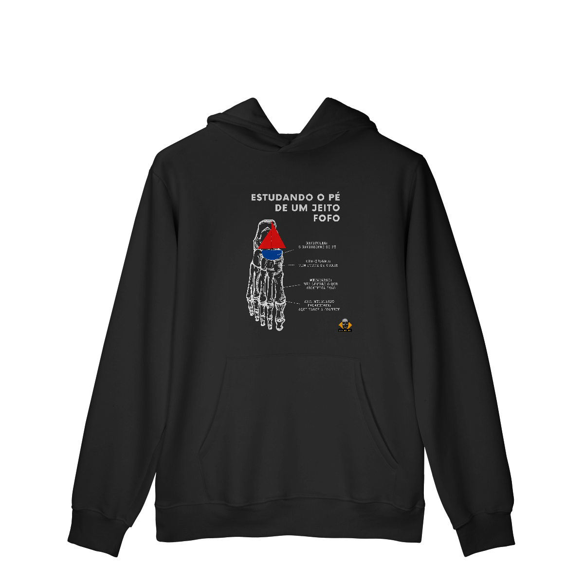 Nome do produto: Moletom c/ bolso Foot Study