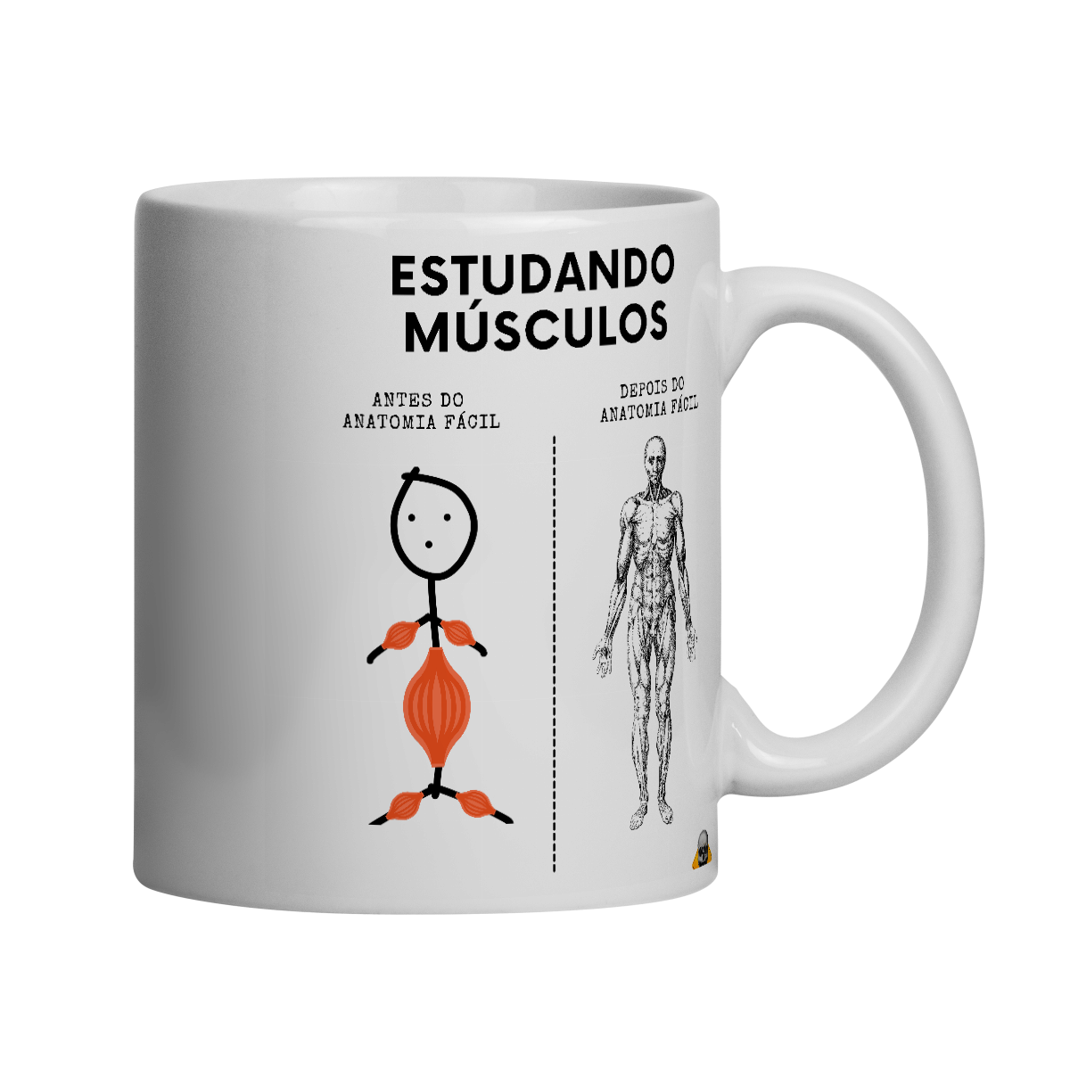 Caneca Study Muscle direito