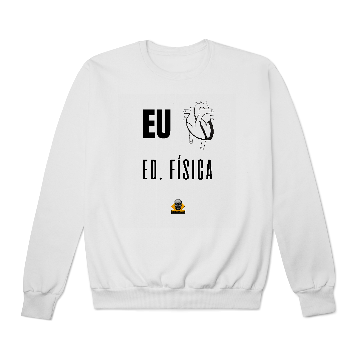 Nome do produto: Moletom Eu <3 Ed. Física