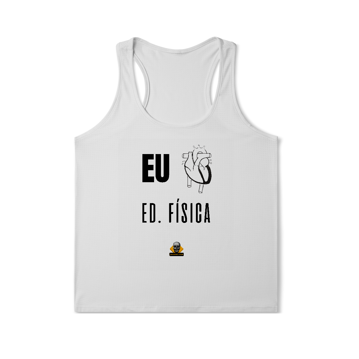 Nome do produto: Regata Fem Sport Eu <3 Ed. Física