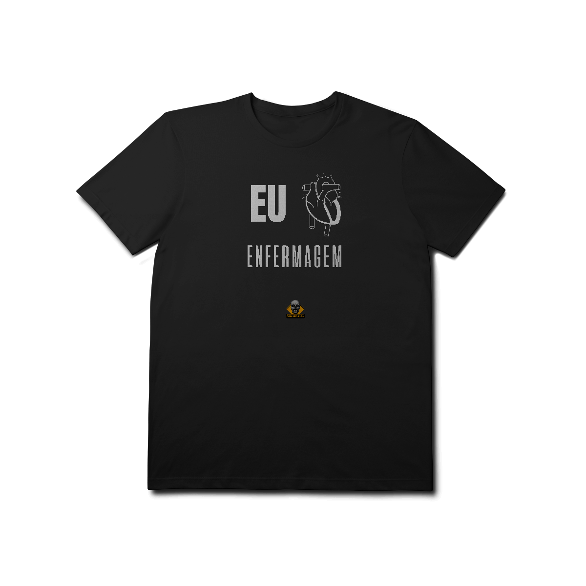 Nome do produto: Camiseta Eu <3 Enfermagem